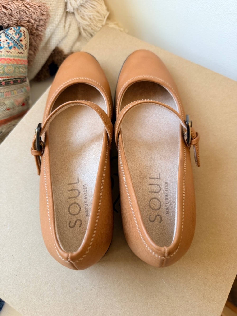 NWOT/Brand New Naturalizer SOUL Ramona Leather Block Heel Mary Jane - 6.5 - Picture 3 of 7